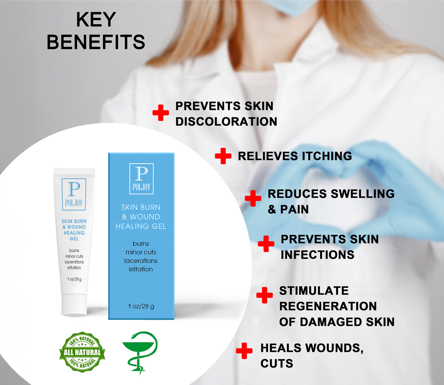 Skin Burns Botanical Gel