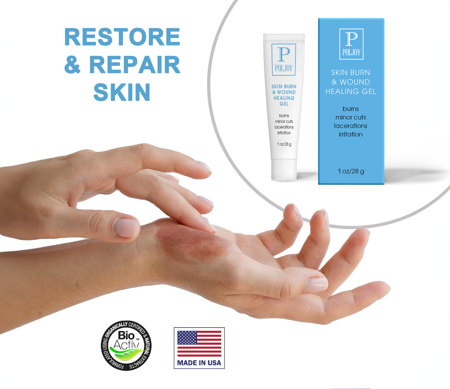 Skin Burns Botanical Gel